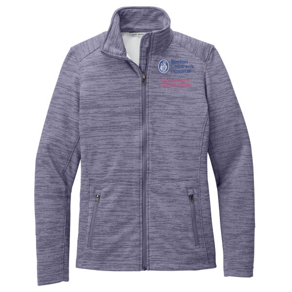 BCH Women's Full-Zip Digi Stripe Fleece Jacket Thumbnail