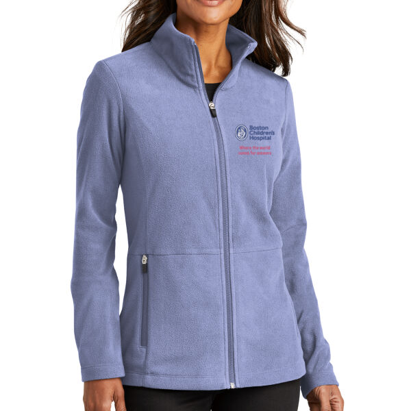 BCH Women's Full-Zip Microfleece Jacket - Light Blue Thumbnail