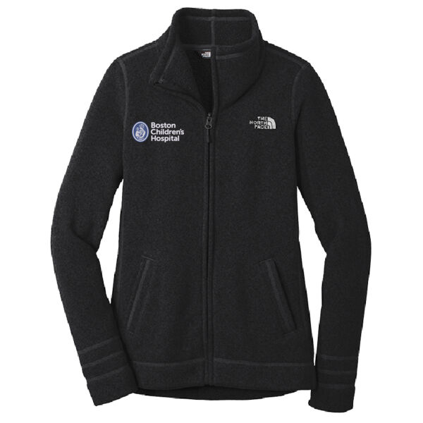 BCH Women's North Face Fleece Jacket - Black Heather Thumbnail